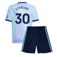 Arsenal Raheem Sterling #30 Tredje Tröja Barn 2024-25 Kortärmad (+ Korta byxor)